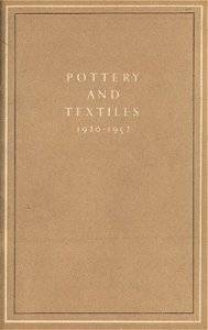 1952 Pottery and Textiles exhibition booklet
