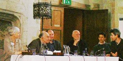 The Panel - Kathy Niblett, David Leach, Tim Andrews, Emmanuel Cooper, Paul Vincent and Edmund de Waal.